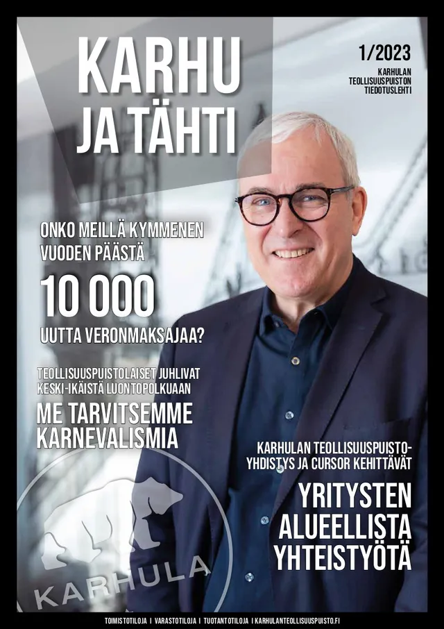 Karhu ja Tähti 2023 — kansi, avaa PDF