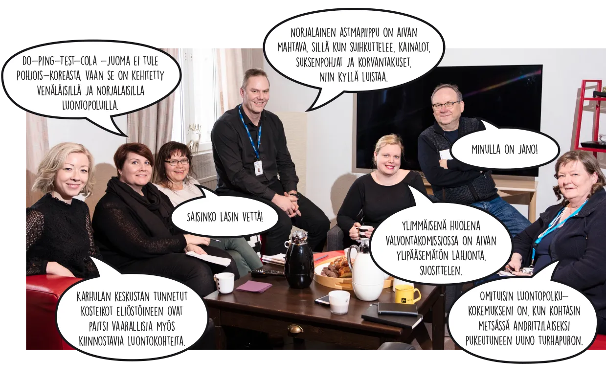 Luontopolku kutsuu taas huuhailemaan